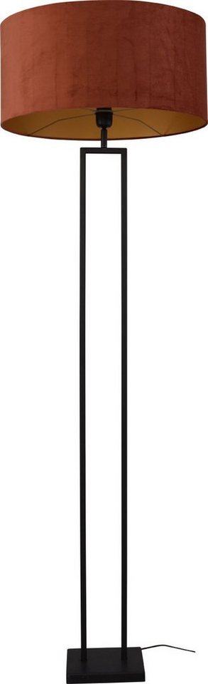 masterlight Stehlampe Stehleuchte Dekoleuchte Veneto 1-flammig Samt Kupfer 168x52x52cm, ohne Leuchtmittel, Lichtfarbe ist abhängig vom Leuchtmittel, exklusiv und handgefertigt von masterlight