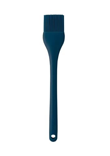 MASTRAD - Küchenpinsel aus Silikon – Monoblock – hitzebeständig (300 °C) – spülmaschinenfest – Blau von mastrad