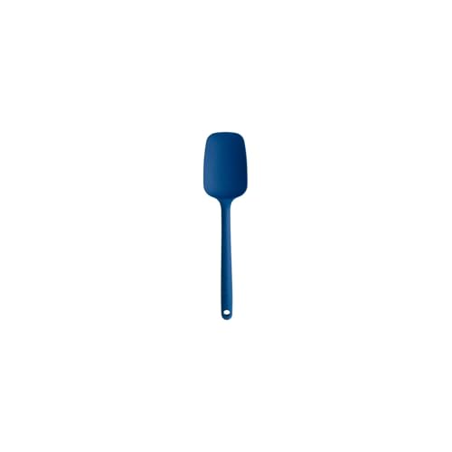 MASTRAD - Mini-Spatel – Löffel – Gebäck Desserts – Uniblock – aus Silikon – zerkratzt nicht Töpfe – Blau von mastrad