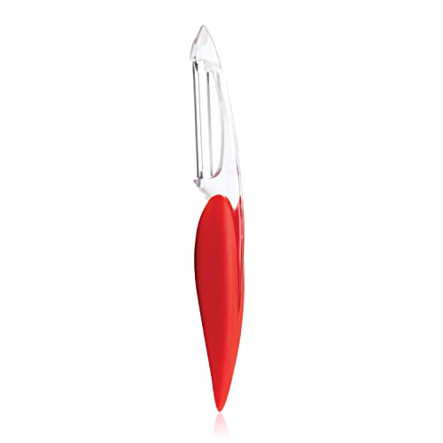 Mastrad Gemüseschäler, INOX + TPR + ABS, rot, F20515 von mastrad