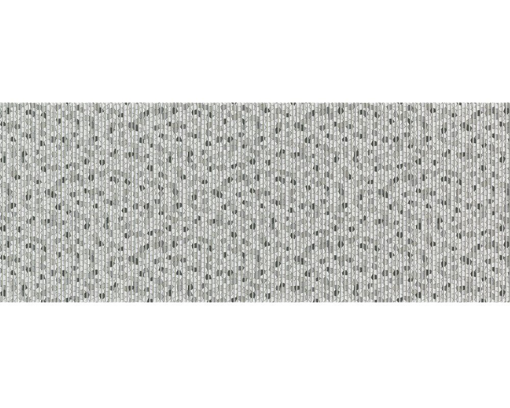 Badematte Bodenbelag NOVA SKY Mosaik Muster Polyester grau 1 Stk 65x100 cm matches21 HOME & HOBBY, Höhe 5.5 mm, Kunststoff von matches21 HOME & HOBBY