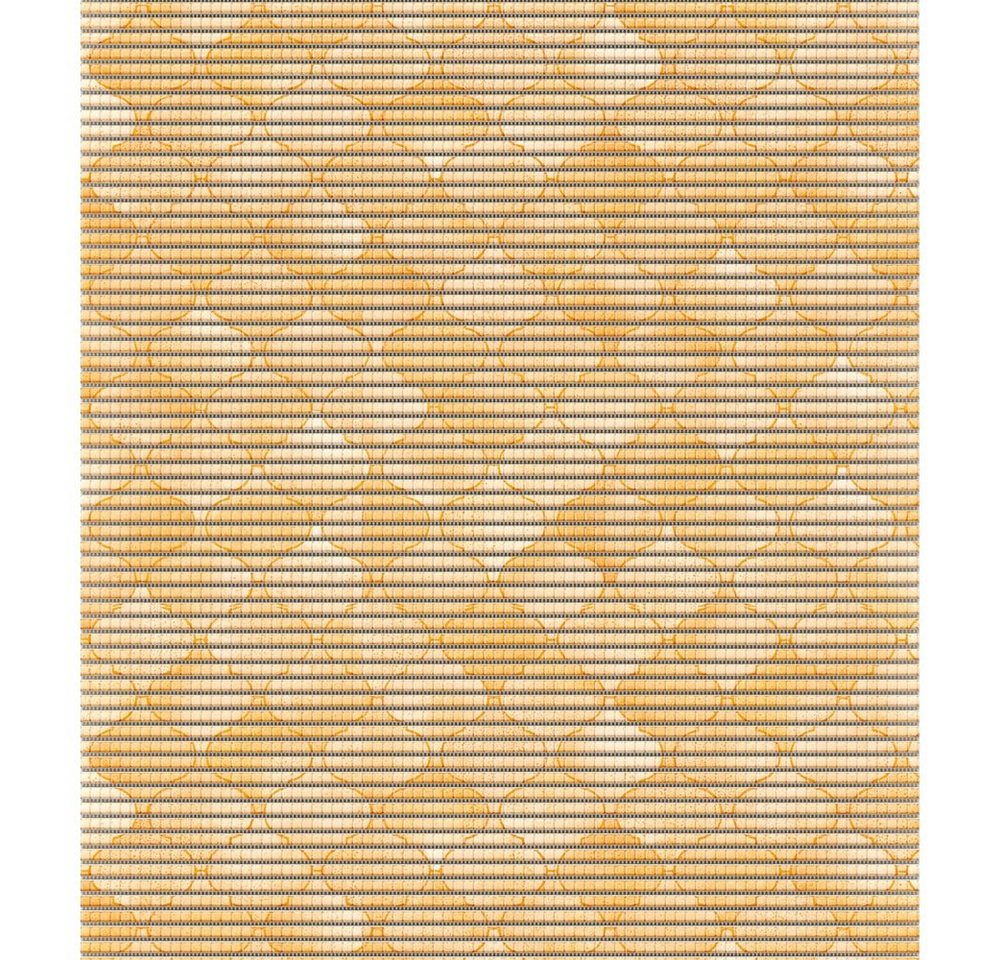 Badematte Bodenbelag NOVA TEX Antirutsch Läufer Fliesen gelb 100 cm matches21 HOME & HOBBY, Höhe 4.8 mm, Kunststoff von matches21 HOME & HOBBY