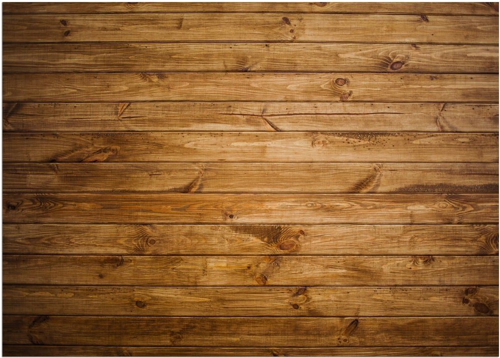 matches21 HOME & HOBBY Fußmatte Türmatte Landhaus Holz braun in 50x70 cm als Fussabtreter, rechteckig, Höhe: 5 mm, Rutschfester Türvorleger für innen als waschbare Schmutzfangmatte von matches21 HOME & HOBBY