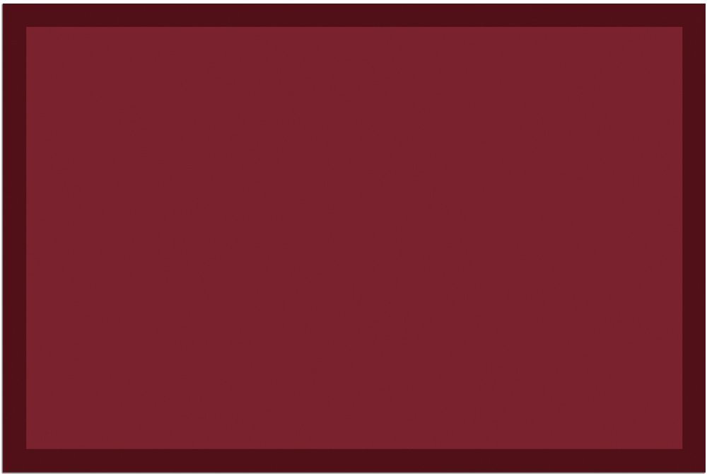Fußmatte Türmatte Bordeaux rot in 40x60 cm als Fussabtreter Sauberlaufmatte, matches21 HOME & HOBBY, rechteckig, Höhe: 5 mm, Rutschfester Türvorleger für innen als waschbare Schmutzfangmatte von matches21 HOME & HOBBY