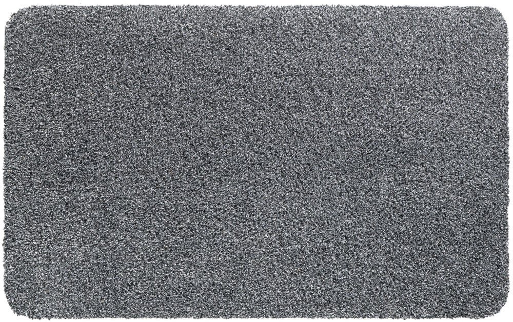 matches21 HOME & HOBBY Fußmatte Schmutzfangmatte für innen grau meliert in 40x60 cm, rechteckig, Höhe: 6 mm, Saugstarke Sauberlaufmatte als waschbarer Türmatte Fussabtreter von matches21 HOME & HOBBY