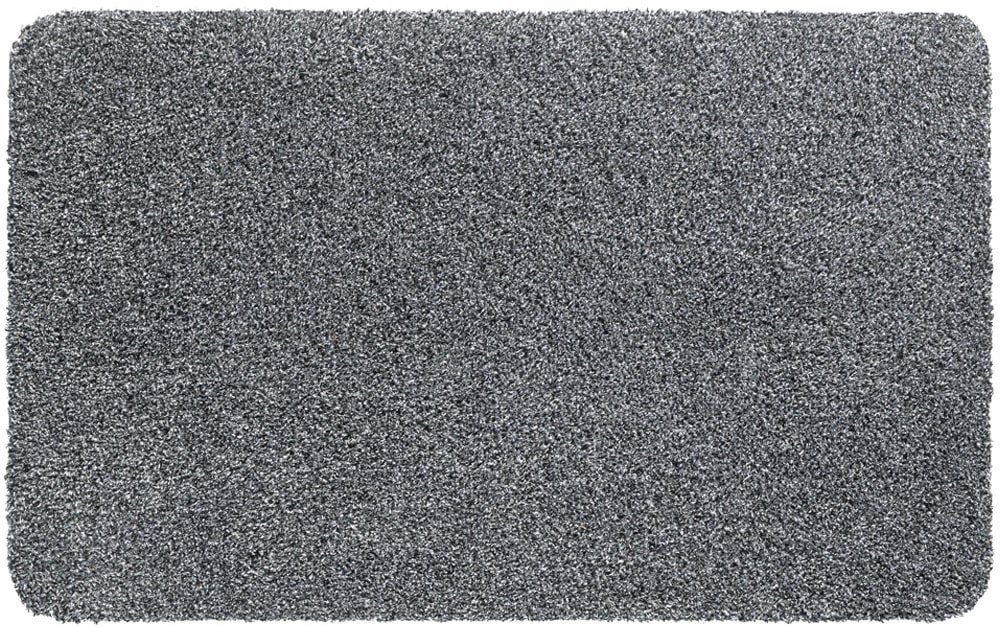 Fußmatte Schmutzfangmatte für innen grau meliert in 40x60 cm, matches21 HOME & HOBBY, rechteckig, Höhe: 6 mm, Saugstarke Sauberlaufmatte als waschbarer Türmatte Fussabtreter von matches21 HOME & HOBBY