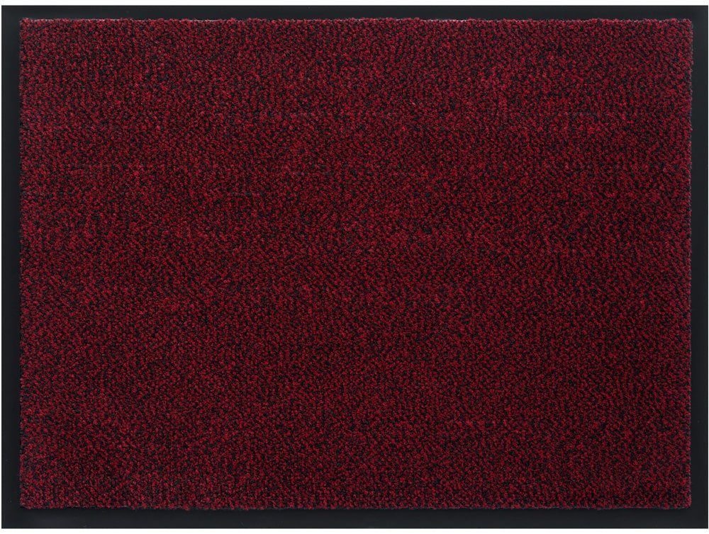 Fußmatte Schmutzfangmatte für innen rot in 40x60 cm, matches21 HOME & HOBBY, rechteckig, Höhe: 6 mm, Saugstarke Sauberlaufmatte als waschbarer Türmatte Fussabtreter von matches21 HOME & HOBBY