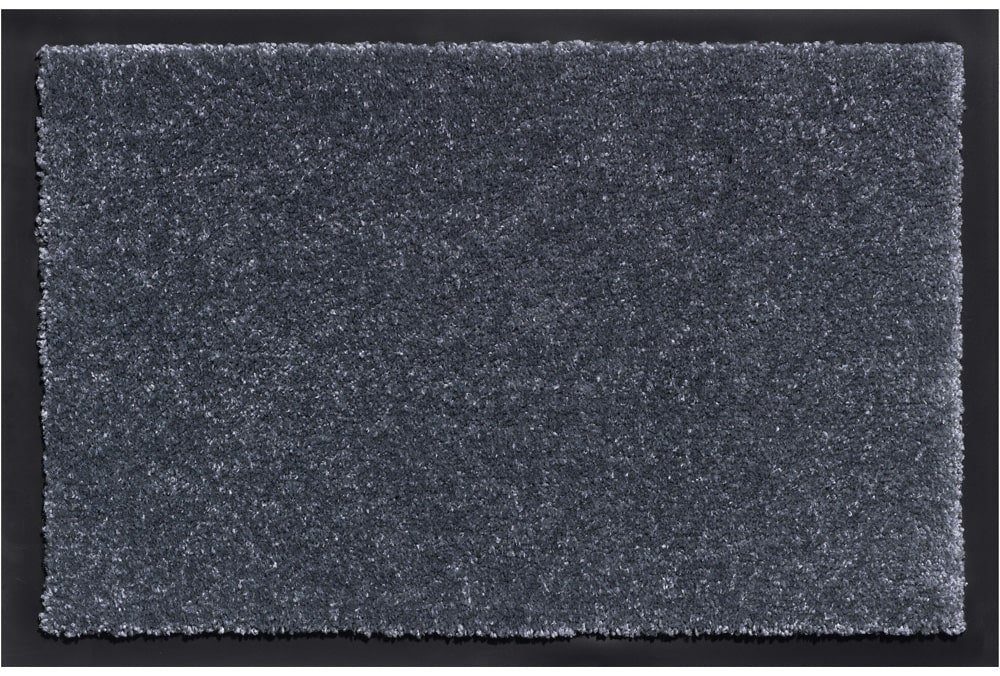 matches21 HOME & HOBBY Fußmatte Große Schmutzfangmatte für innen Hell-grau in 60x80 cm, rechteckig, Höhe: 6 mm, Saugstarke Sauberlaufmatte als waschbarer Türmatte Fussabtreter von matches21 HOME & HOBBY
