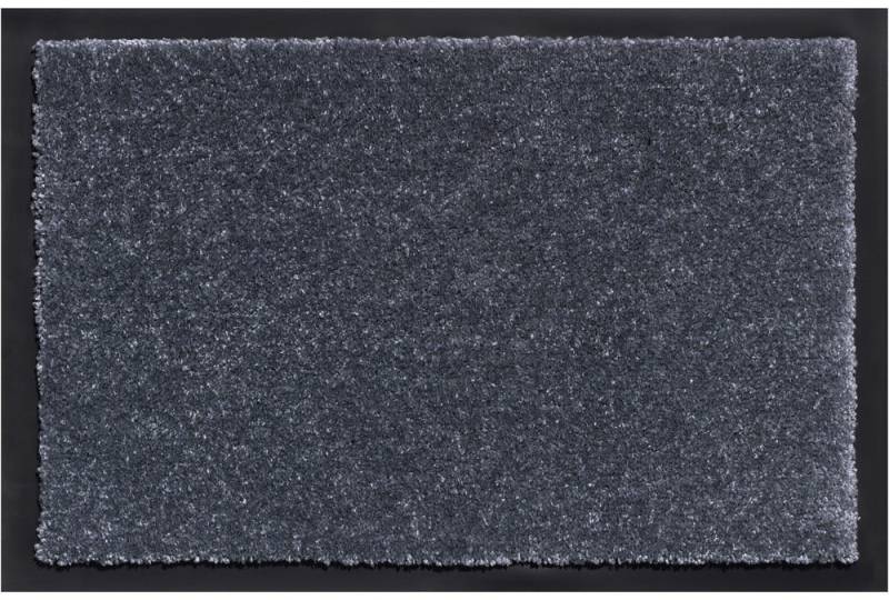 matches21 HOME & HOBBY Fußmatte Große Schmutzfangmatte für innen Hell-grau in 60x80 cm, rechteckig, Höhe: 6 mm, Saugstarke Sauberlaufmatte als waschbarer Türmatte Fussabtreter von matches21 HOME & HOBBY
