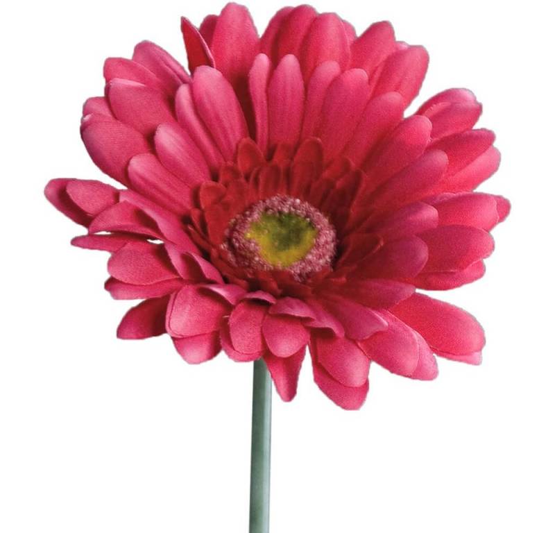 Kunstblume Gerbera Kunstblumen Blüten 1 Stk 56 cm pink Gerbera, matches21 HOME & HOBBY, Höhe 56 cm, Indoor von matches21 HOME & HOBBY