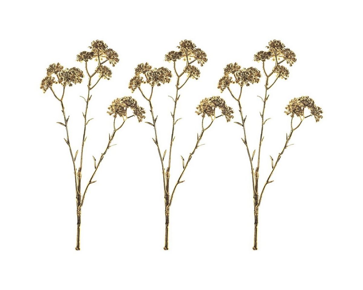 Kunstblume Tolle künstliche Girlande mit Beeren in gold 3er 43 cm, matches21 HOME & HOBBY, Höhe 43 cm von matches21 HOME & HOBBY