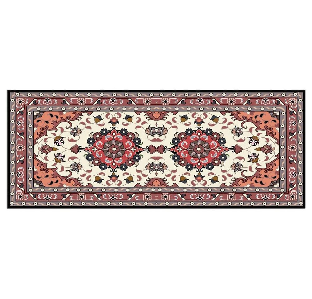 Läufer Küchenläufer Vintage Perser beige rot rutschfester Flur Teppich, matches21 HOME & HOBBY, rechteckig, Höhe: 5 mm, Waschbarer Küchenteppich 60x150 cm für Küche, Schlafzimmer von matches21 HOME & HOBBY