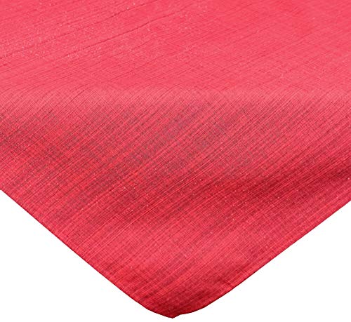 Outdoor Tischdecke quadratisch 90x90 cm in rot meliert - Modernes Tisch-Tuch als wetterfeste Garten-Tischdecke - Abwaschbare Außenbereich Abdeckung als große Garten-Tische Camping Tisch-Deko von matches21 HOME & HOBBY