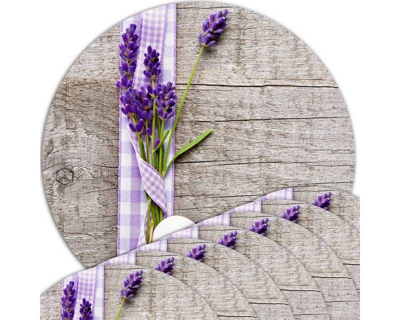 matches21 HOME & HOBBY Platzset Abwaschbare Tischsets 8er Set Lavendel Holz-Optik rund, (8-St), Platzsets als Tisch-Untersetzer und Tisch-Deko für Esstisch Teller matches21 HOME & HOBBY Platzset Abwaschbare Tischsets 8er Set Lavendel Holz-Optik rund, (8-St), Platzsets als Tisch-Untersetzer und Tisch-Deko für Esstisch Teller von matches21 HOME & HOBBY