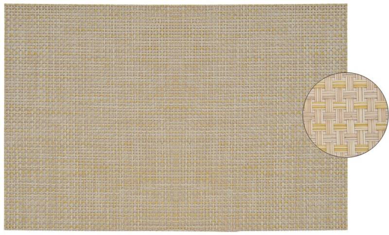 matches21 HOME & HOBBY Platzset Tischset ELEGANCE beige Tischunterlage als Tischdeko, (1-St), modernes Esstisch Platzdeckchen als abwaschbarer Tischuntersetzer von matches21 HOME & HOBBY