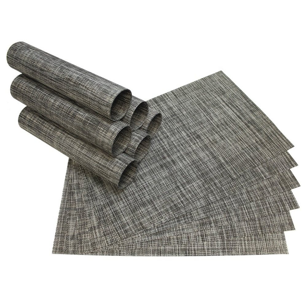 matches21 HOME & HOBBY Platzset Tischset ELEGANCE grau Tischunterlage als Tischdeko, (12-St), modernes Esstisch Platzdeckchen als abwaschbarer Tischuntersetzer matches21 HOME & HOBBY Platzset Tischset ELEGANCE grau Tischunterlage als Tischdeko, (12-St), modernes Esstisch Platzdeckchen als abwaschbarer Tischuntersetzer von matches21 HOME & HOBBY