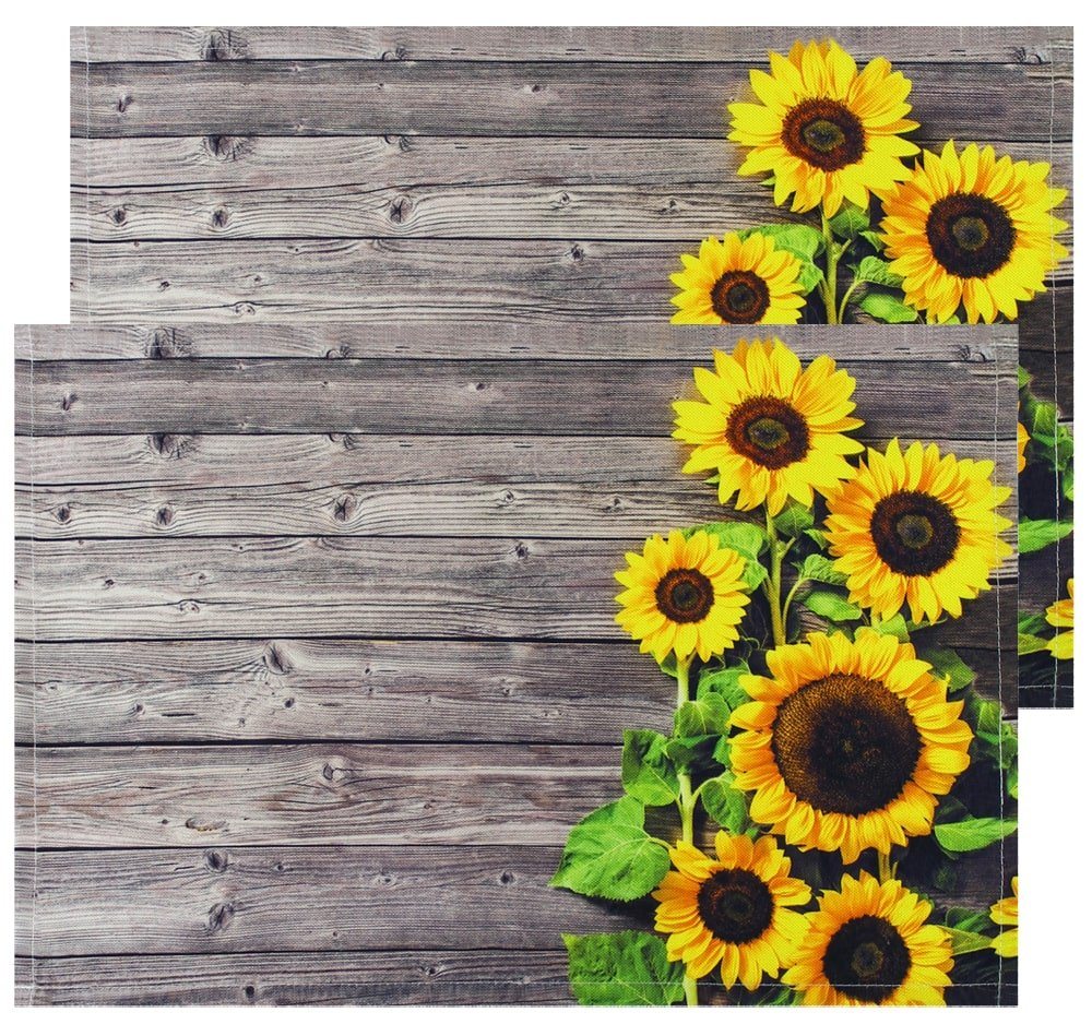 matches21 HOME & HOBBY Platzset Tischsets Textil CLOTH Sonnenblumen Blumen Holz 2er 45x30 cm, (2-St) matches21 HOME & HOBBY Platzset Tischsets Textil CLOTH Sonnenblumen Blumen Holz 2er 45x30 cm, (2-St) von matches21 HOME & HOBBY