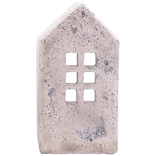 matches21 Dekoratives Windlicht Haus Leuchte Kerze Beleuchtung Antik Optik Zement Creme weiß 1 STK 16x10x30,5 cm matches21 Dekoratives Windlicht Haus Leuchte Kerze Beleuchtung Antik Optik Zement Creme weiß 1 STK 16x10x30,5 cm von matches21 HOME & HOBBY