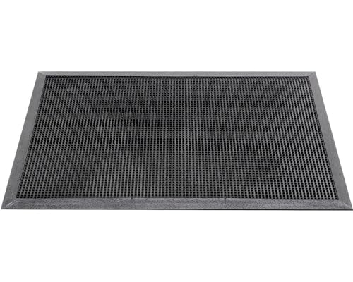 matches21 HOME & HOBBY Fußmatte schwarz Bürsten-Matte als Outdoor Gummi Türmatte - Wetterfester Fußabtreter in 40x60 cm als Aussen-Bereich Schmutzfangmatte - Haus-Tür Garten Türvorleger Fußabstreifer matches21 HOME & HOBBY Fußmatte schwarz Bürsten-Matte als Outdoor Gummi Türmatte - Wetterfester Fußabtreter in 40x60 cm als Aussen-Bereich Schmutzfangmatte - Haus-Tür Garten Türvorleger Fußabstreifer von matches21 HOME & HOBBY