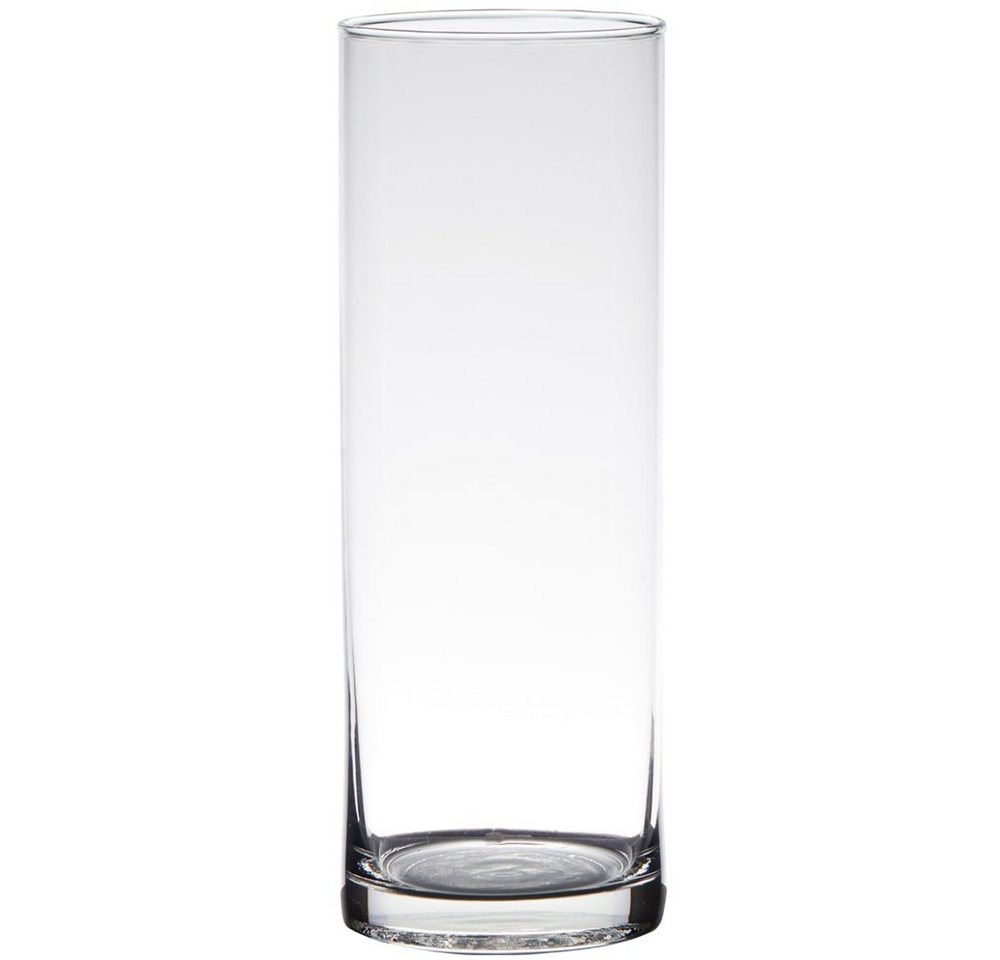 matches21 HOME & HOBBY Blumentopf Glas Vase zylinderförmig Dekovase Blumenvase klar Ø 9x24 cm (1 St) von matches21 HOME & HOBBY