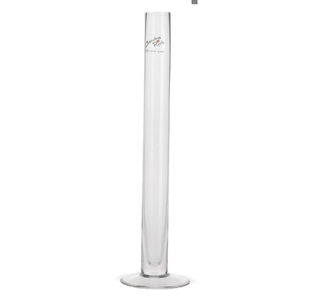 matches21 HOME & HOBBY Dekovase Vase Glas Standfuß Glasvase Blumenvase 30 cm (1 St) von matches21 HOME & HOBBY