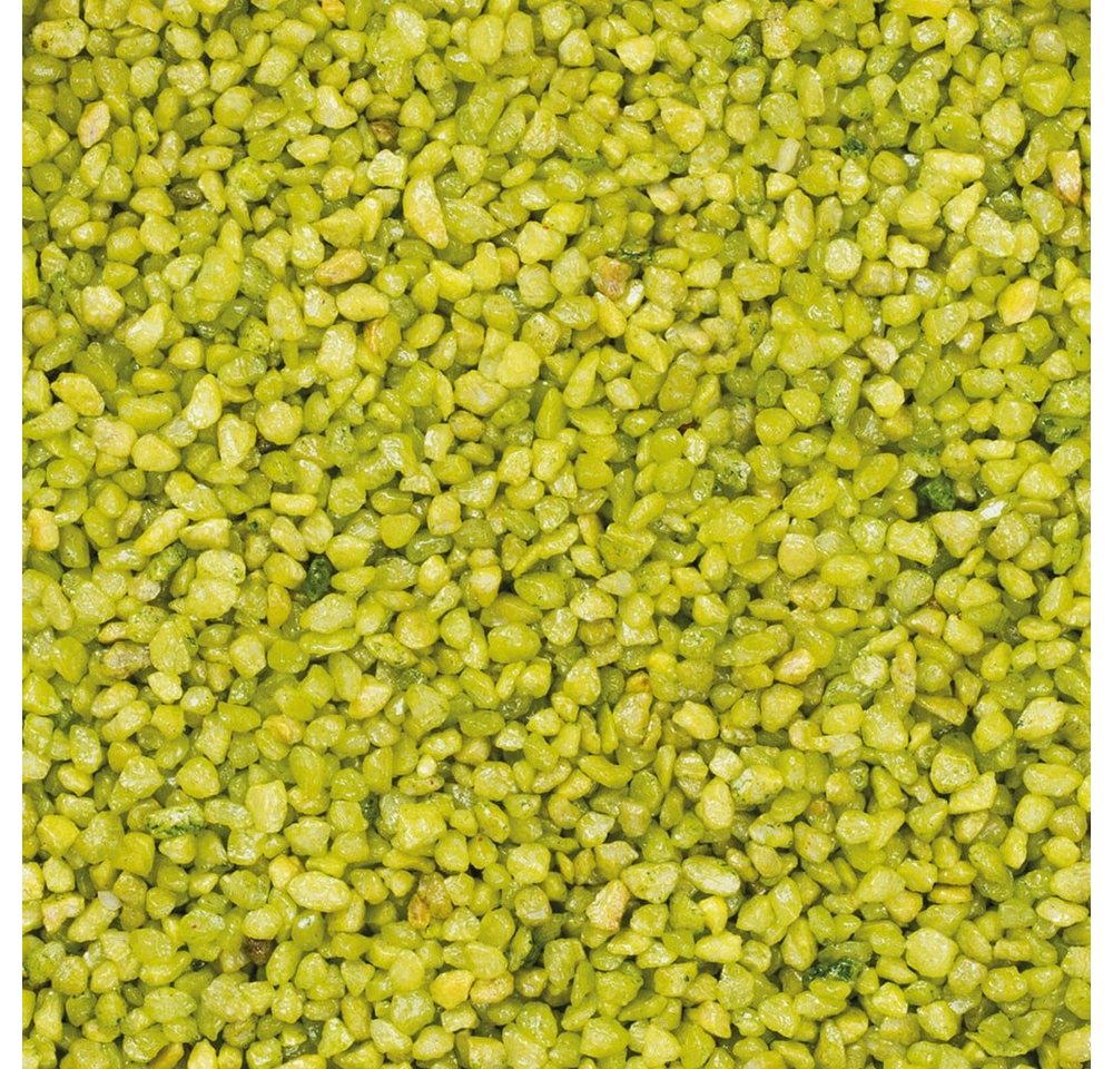 matches21 HOME & HOBBY Dekosand Deko-Granulat grün in Ø 2 - 3 mm als Gläser, Vasen Streudeko (1-St), 5 kg grober Deko-Sand aus bunten Steinchen von matches21 HOME & HOBBY