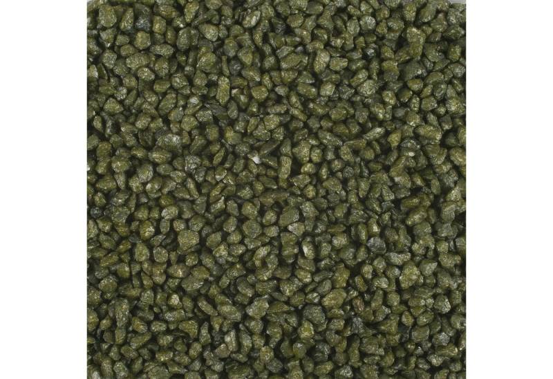 matches21 HOME & HOBBY Dekosand Deko-Granulat oliv-grün Ø 2 - 3 mm als Gläser, Vasen Streudeko (1-St) von matches21 HOME & HOBBY