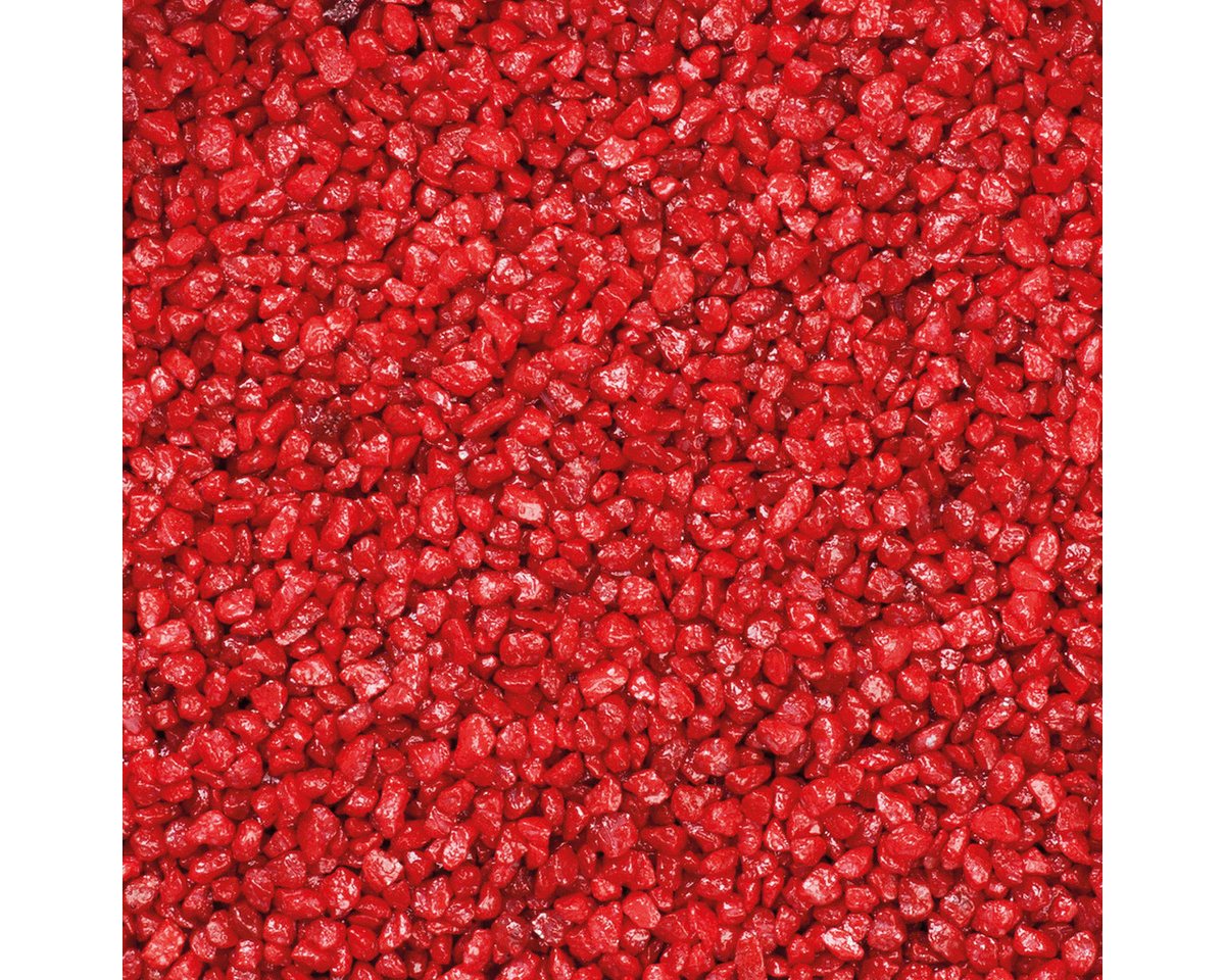 matches21 HOME & HOBBY Dekosand Deko-Granulat rot Ø 2 - 3 mm als Gläser, Vasen Streudeko (1-St) von matches21 HOME & HOBBY
