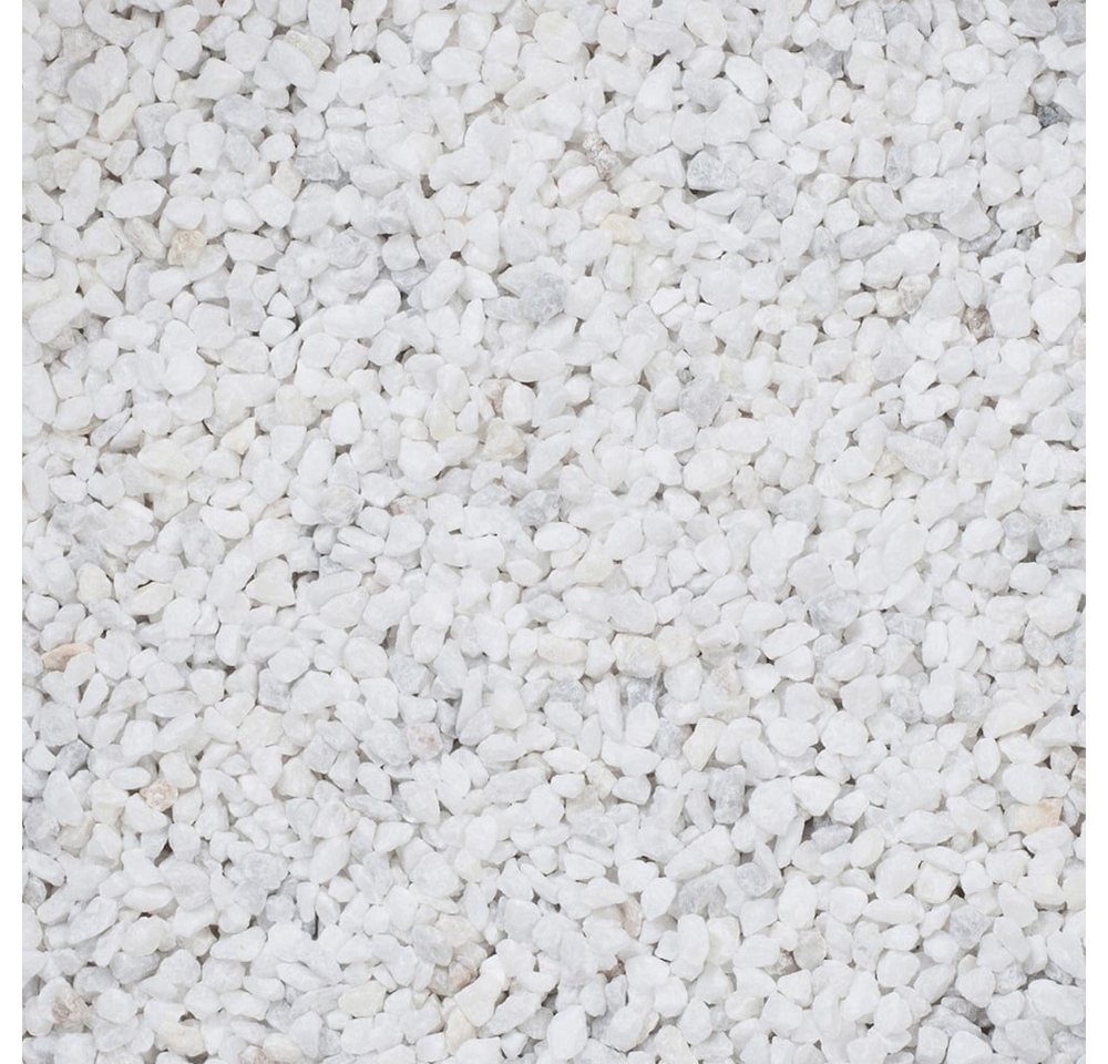matches21 HOME & HOBBY Dekosand Deko-Granulat weiß in Ø 2 - 3 mm als Gläser, Vasen Streudeko (1-St), 5 kg grober Deko-Sand aus bunten Steinchen von matches21 HOME & HOBBY