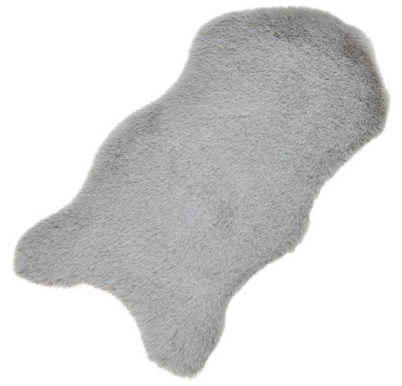 matches21 HOME & HOBBY Fellteppich Kleines kurzflor Deko-Fell als Fell-Imitat in 50 x 25 cm grau, Höhe: 20 mm, Flauschiges Kunstfell als Fell-Teppich Stuhl-Überwurf Sitzauflage matches21 HOME & HOBBY Fellteppich Kleines kurzflor Deko-Fell als Fell-Imitat in 50 x 25 cm grau, Höhe: 20 mm, Flauschiges Kunstfell als Fell-Teppich Stuhl-Überwurf Sitzauflage von matches21 HOME & HOBBY