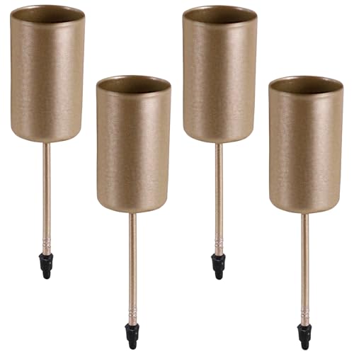 matches21 HOME & HOBBY Kerzenhalter 4er Set Metall Gold Ø 2,3 cm mit Stab - Adventskranz Kerzentüllen für Stabkerzen matches21 HOME & HOBBY Kerzenhalter 4er Set Metall Gold Ø 2,3 cm mit Stab - Adventskranz Kerzentüllen für Stabkerzen von matches21 HOME & HOBBY