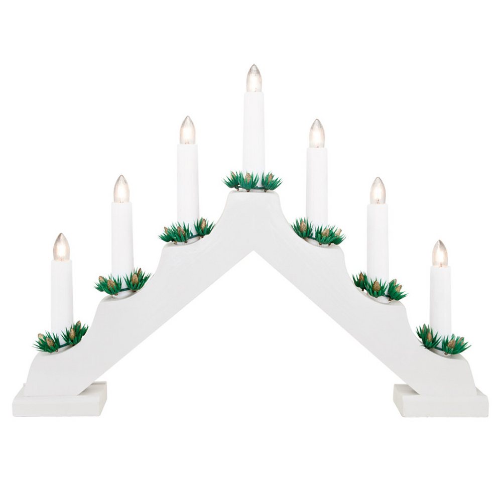 matches21 HOME & HOBBY Kerzenhalter Lichterbogen Weihnachtsleuchter 7-flammig, Batteriebetrieben matches21 HOME & HOBBY Kerzenhalter Lichterbogen Weihnachtsleuchter 7-flammig, Batteriebetrieben von matches21 HOME & HOBBY