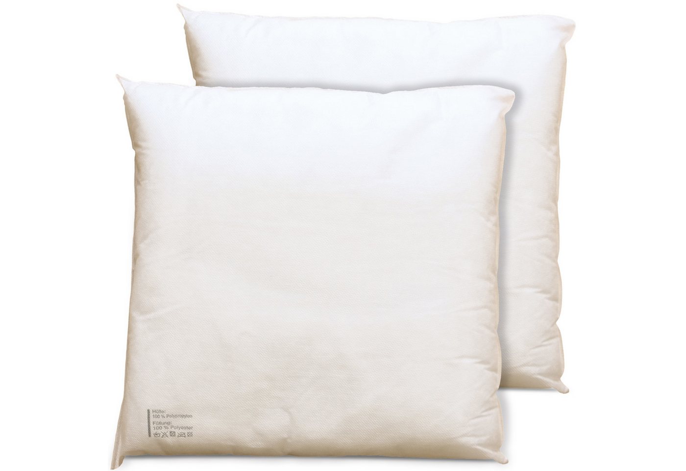 matches21 HOME & HOBBY Kissenbezüge 2er Set Kissenfüllungen 40x40 cm weiche Innenkissen für Dekokissen, (2 Stück), Kisseninlett mit Füllwatte für Zierkissenbezüge von matches21 HOME & HOBBY