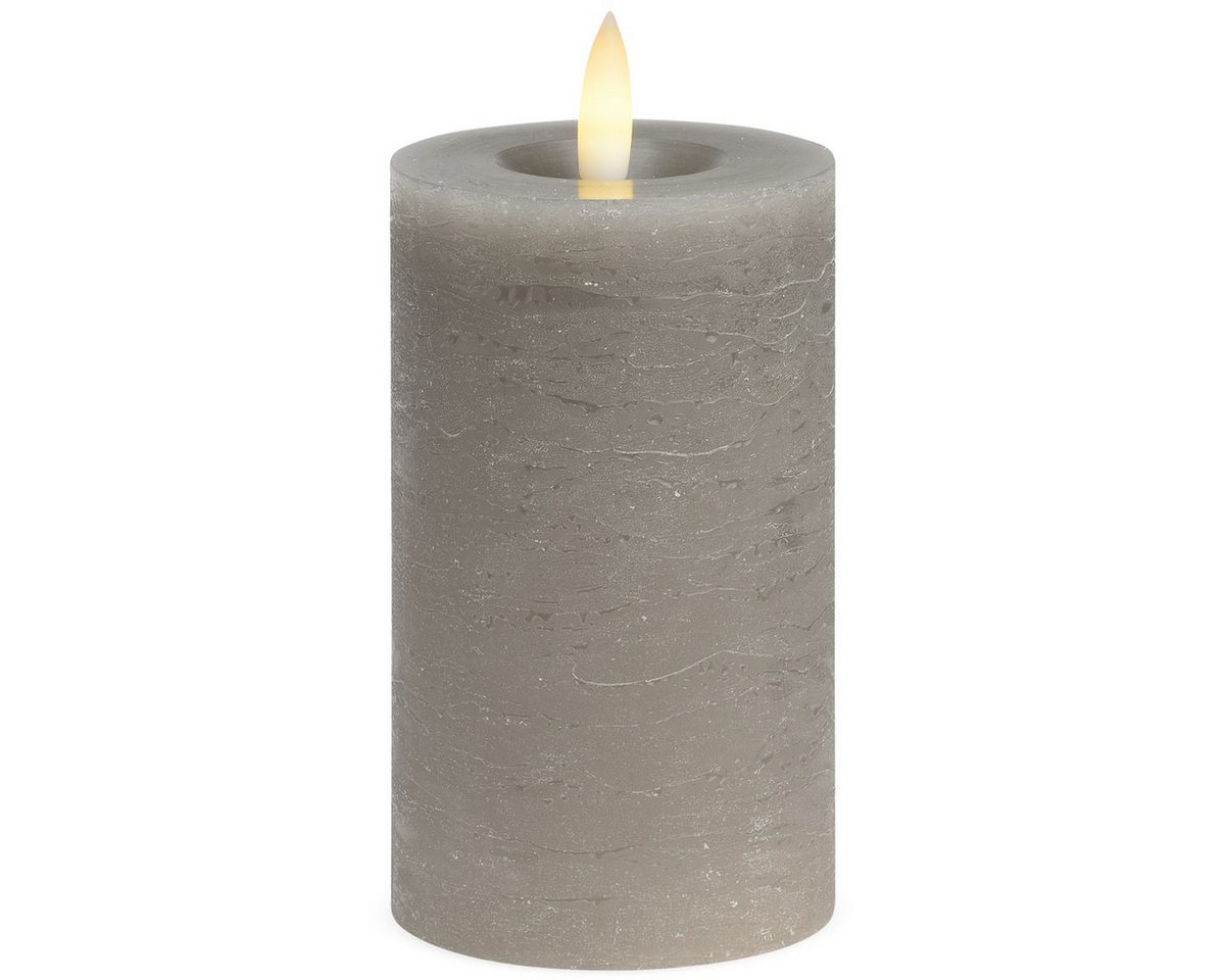 matches21 HOME & HOBBY LED-Kerze LED Stumpen-Kerzen 2er Set Echtwachs-Kerzen flackernd 7x12 cm taupe, Mit beweglicher Flamme, Fernbedienung & Timer für Adventskranz matches21 HOME & HOBBY LED-Kerze LED Stumpen-Kerzen 2er Set Echtwachs-Kerzen flackernd 7x12 cm taupe, Mit beweglicher Flamme, Fernbedienung & Timer für Adventskranz von matches21 HOME & HOBBY
