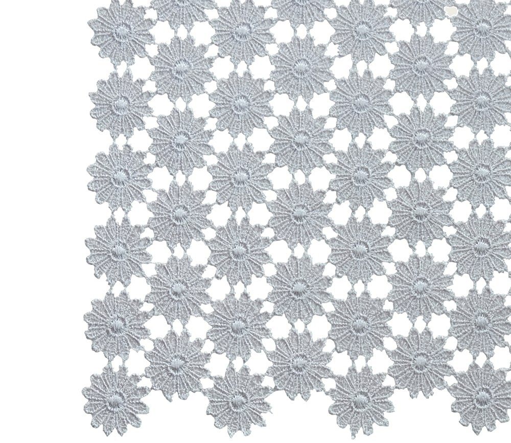 matches21 HOME & HOBBY Tischdecke Tischdecke FREYA Vollspitze Vintage Polyester grau 60 x 60 cm (1-tlg), Pflegeleicht & waschbar bei 30 °C von matches21 HOME & HOBBY