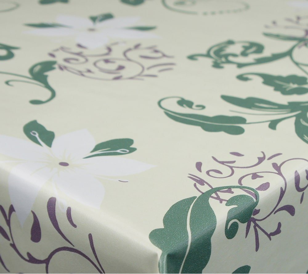matches21 HOME & HOBBY Tischdecke Wasserdichte Garten-Tischdecke Tischtuch Floral bunt 110 x 140 cm (1-tlg), Wetterfestes Outdoor Außen Tisch-Tuch rechteckig seiden-matt Vlies von matches21 HOME & HOBBY