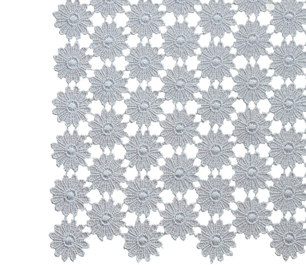 matches21 HOME & HOBBY Tischdecke Tischläufer Vollspitze nostalgische Blumen grau 40x140 cm (1-tlg) von matches21 HOME & HOBBY