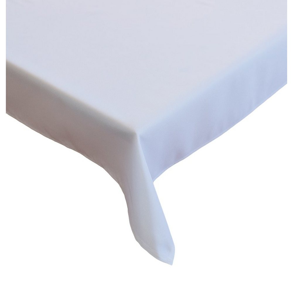 matches21 HOME & HOBBY Tischdecke Untertischdecken einfarbig Fleckenschutz Weiß 110x160 cm (1-tlg) von matches21 HOME & HOBBY
