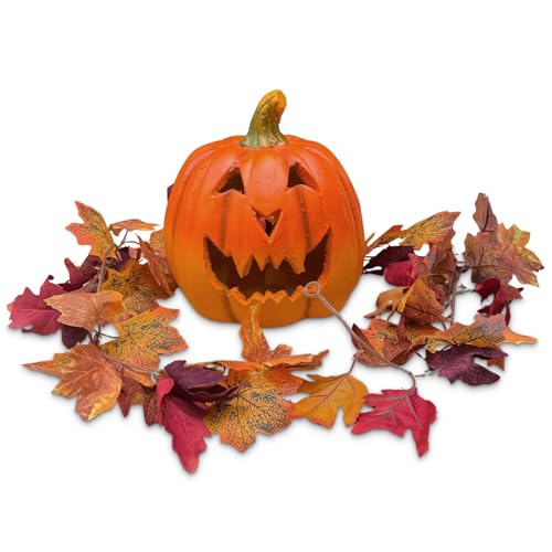 matches21 HOME & HOBBY XXL Halloween-Kürbis Set mit Herbstgirlande - 25 cm Windlicht als Herbstdeko mit LED-Teelicht matches21 HOME & HOBBY XXL Halloween-Kürbis Set mit Herbstgirlande - 25 cm Windlicht als Herbstdeko mit LED-Teelicht von matches21 HOME & HOBBY