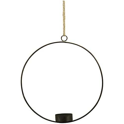 matches21 Kerzenhalter im Ring Dekohänger mit Schnur Hängedeko Teelichthalter Teelicht Metall schwarz 1 Stk Ø 20x4 cm matches21 Kerzenhalter im Ring Dekohänger mit Schnur Hängedeko Teelichthalter Teelicht Metall schwarz 1 Stk Ø 20x4 cm von matches21 HOME & HOBBY