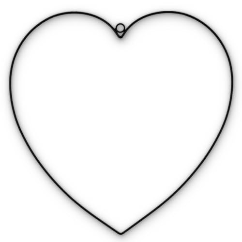 matches21 HOME & HOBBY Großes Metall Draht-Herz Ø 40 cm zum Aufhängen als Hochzeit Wanddeko Fensterdeko matches21 HOME & HOBBY Großes Metall Draht-Herz Ø 40 cm zum Aufhängen als Hochzeit Wanddeko Fensterdeko von matches21 HOME & HOBBY