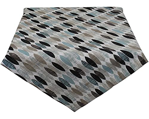 matches21 Tischdecke Mitteldecke Julie Surfboard Druck Tischwäsche blau bunt Baumwolle Polyester 1 STK 110x110 cm von matches21 HOME & HOBBY