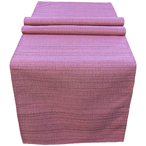 matches21 Tischläufer Outdoor Tischdecke Gartentischdecke abwaschbar wetterfest 7 Farben - PINK - Maß: 40x140 cm von matches21 HOME & HOBBY