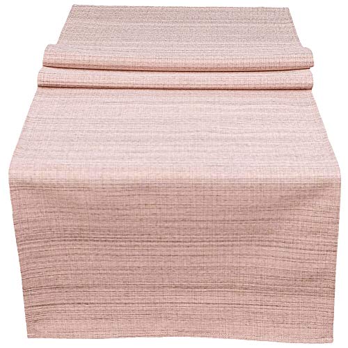 matches21 Tischläufer Outdoor Tischdecke Gartentischdecke abwaschbar wetterfest 7 Farben - ROSA - Maß: 40x140 cm von matches21 HOME & HOBBY