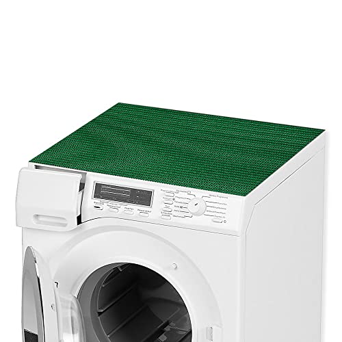 matches21 Waschmaschinenauflage rutschfest 65 x 60 grün - zuschneidbare Weichschaum Waschmaschinenabdeckung - Abdeckung für Waschmaschine oder Trockner von matches21 HOME & HOBBY