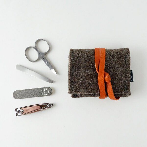 matilda k. manufaktur mini-maniküre-set 'jacob' aus Wollfilz braun von matilda k. manufaktur