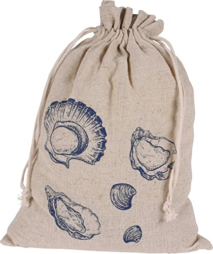 Türstopper MARITIM - Deko Jutesack mit Meeresbewohner Aufdruck 1kg 18x8x20cm Muscheln Türstopper MARITIM - Deko Jutesack mit Meeresbewohner Aufdruck 1kg 18x8x20cm Muscheln von matrasa
