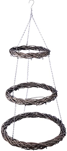 matrasa 3er Weidekranz schmückbar - Kranzetagere Kranzampel - Idealer Weihnachtsbaum Ersatz matrasa 3er Weidekranz schmückbar - Kranzetagere Kranzampel - Idealer Weihnachtsbaum Ersatz von matrasa