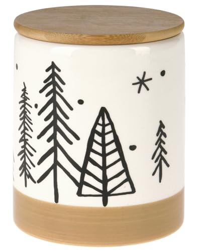matrasa Keramik Keksdose Christmas Tree mit Bambusdeckel - Vorratsdose Plätzchendose Weihnachten 10x12cm matrasa Keramik Keksdose Christmas Tree mit Bambusdeckel - Vorratsdose Plätzchendose Weihnachten 10x12cm von matrasa