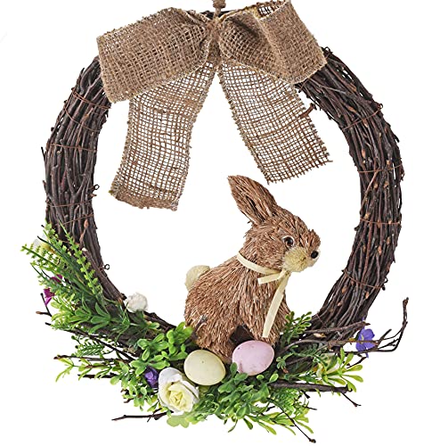 matrasa Türkranz Osterhase - Osterdeko Türdekoration Ostern - 32 cm - Türdeko Hängedeko Variante 3 von matrasa